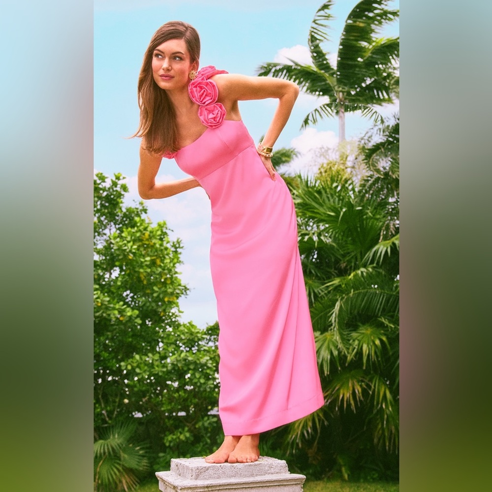 Lilly Pulitzer Pink Maxi Dress - Picture 2 of 9